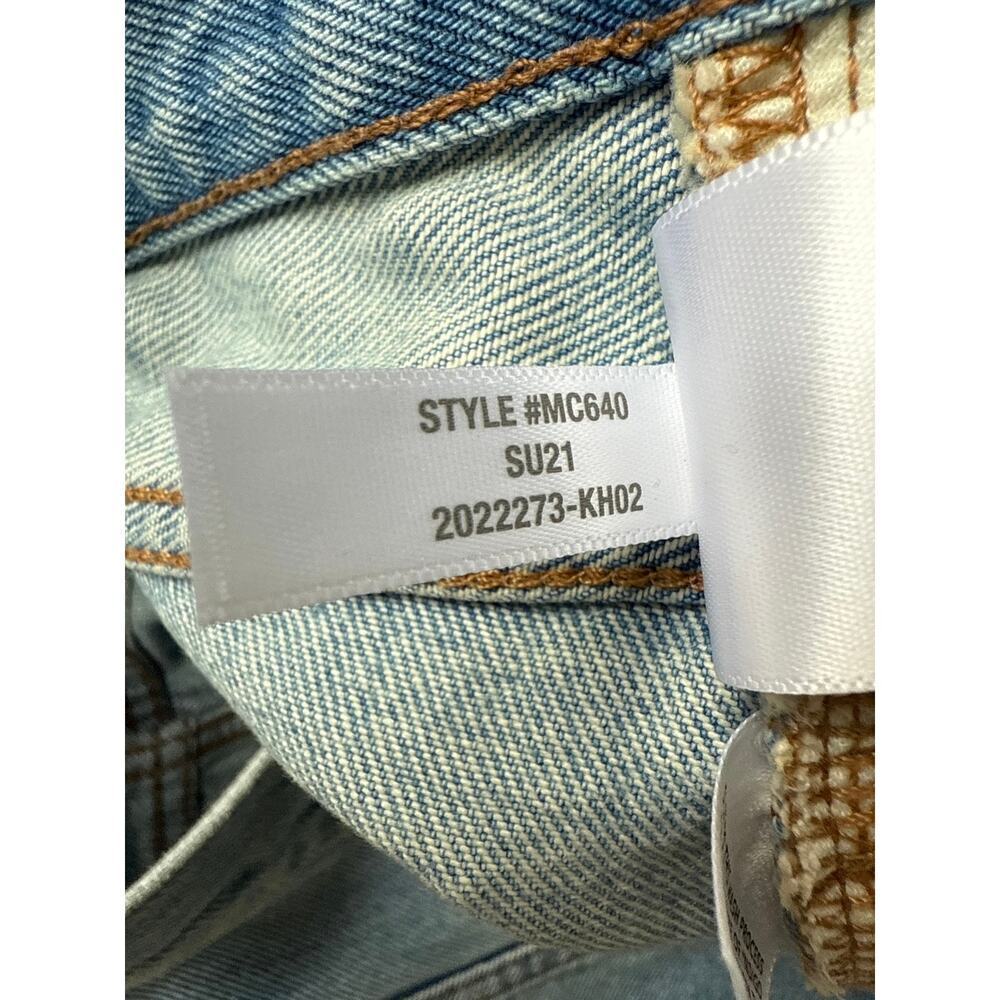 Madewell Women’s Relaxed Denim High Rise Cutoff Shorts Raw Edge Size 26 EUC - Picture 12 of 13